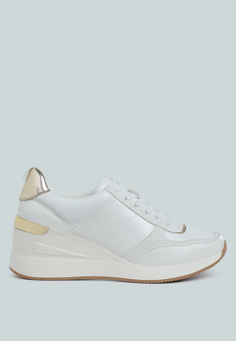 Noltas Chunky Wedge Heel Sneaker-0