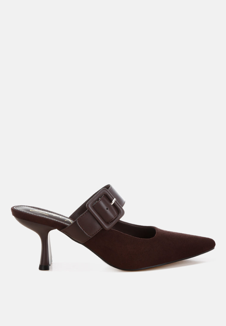 Onagra Microfiber Pointy Slip-On Mules-7