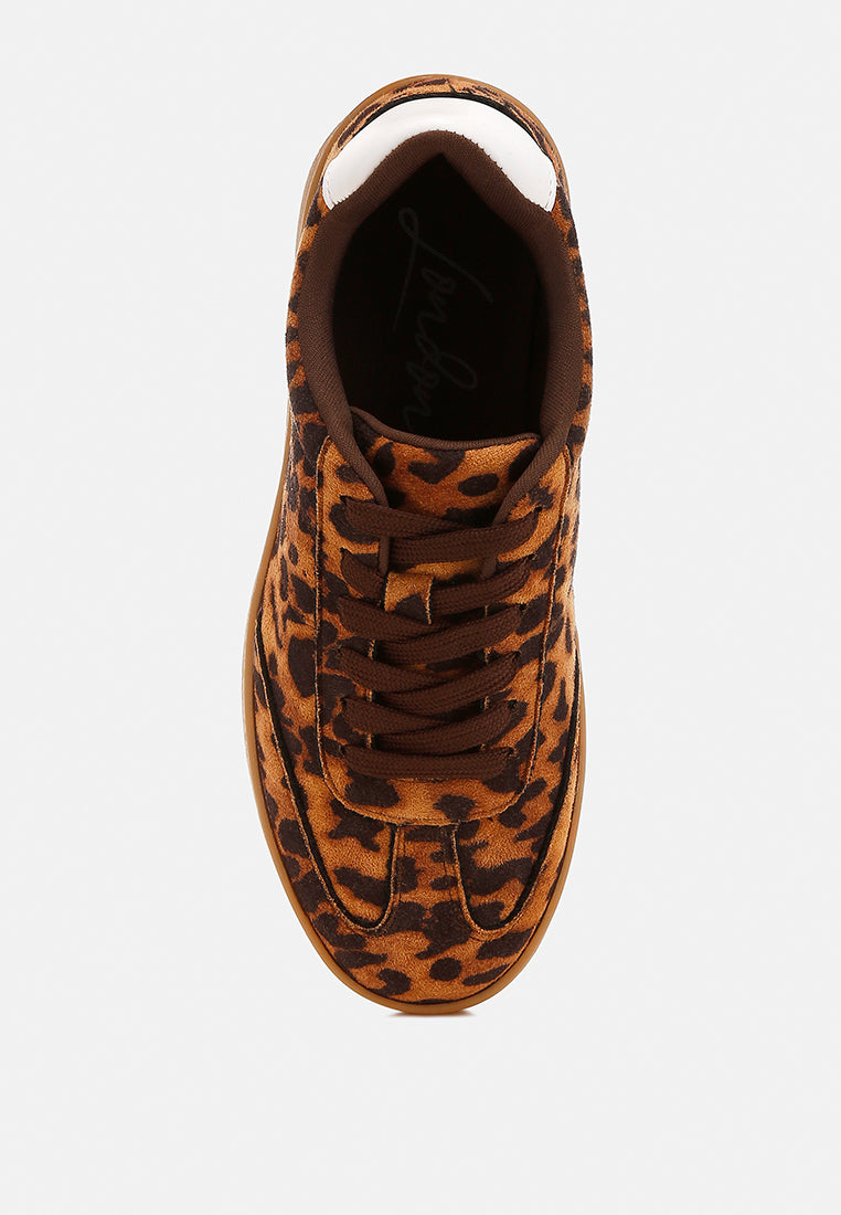 Prowler Leopard Chunky Sneakers-3