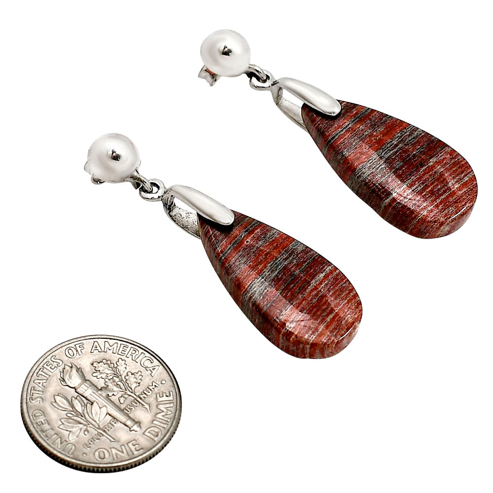 Snake Skin Jasper Earrings E-1199 SDE90714-1
