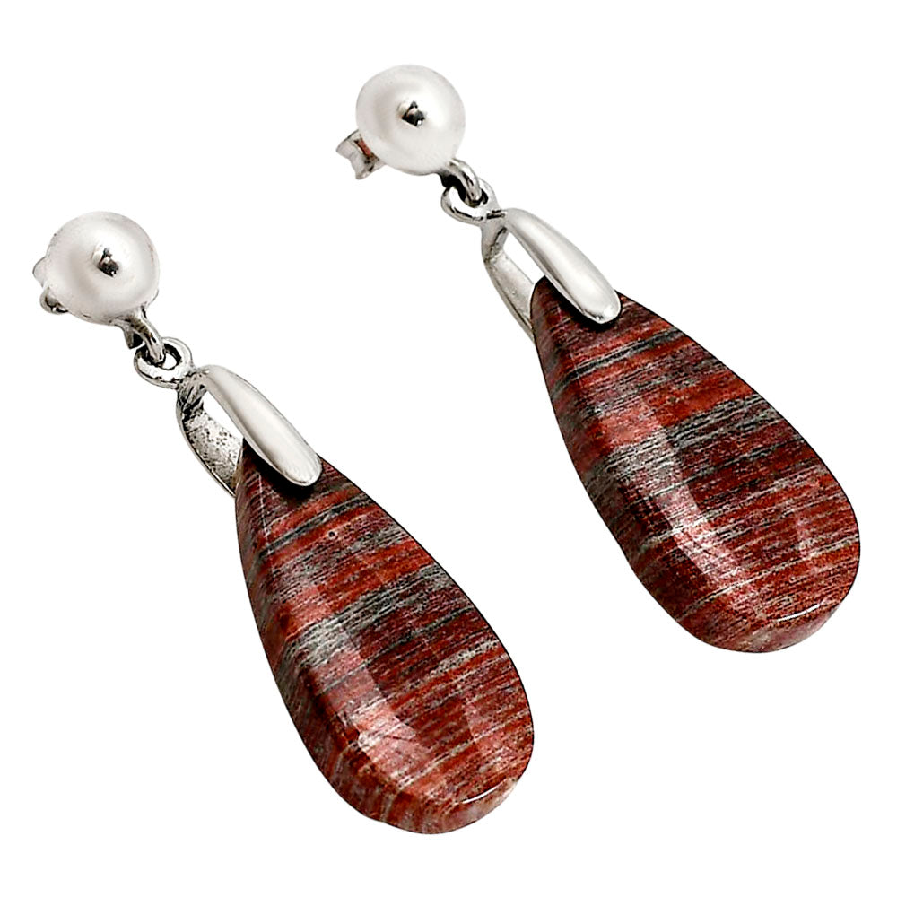 Snake Skin Jasper Earrings E-1199 SDE90714-2