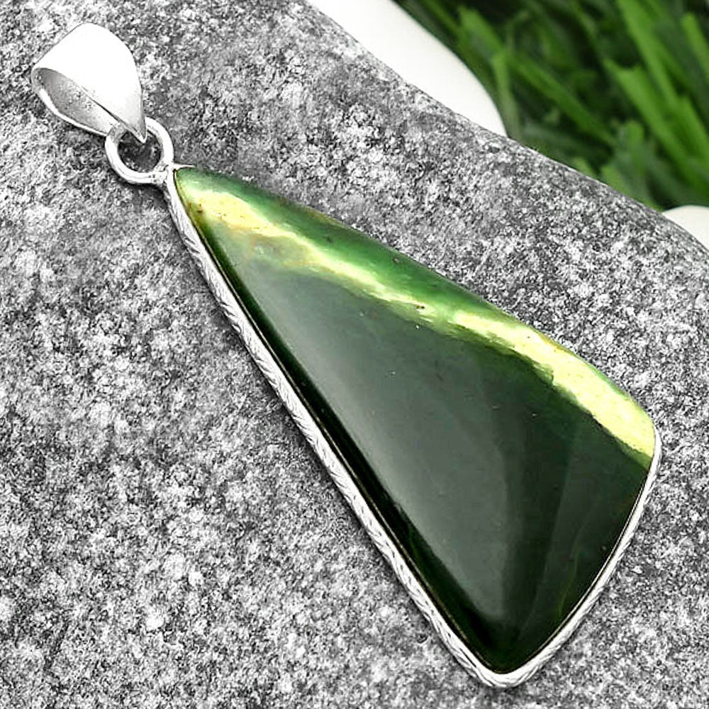 Natural Chrome Chalcedony Pendant P-1053 SDP111302-2