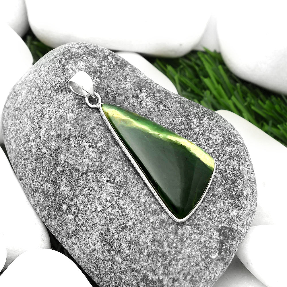 Natural Chrome Chalcedony Pendant P-1053 SDP111302-1