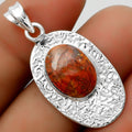 Natural Red Moss Agate Pendant P-1392 SDP112708-0