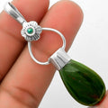 Chrome Chalcedony & Ethiopian Opal Pendant P-1583 SDP117117-0