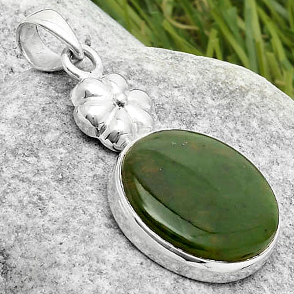 Natural Chrome Chalcedony Pendant P-1308 SDP117625-2