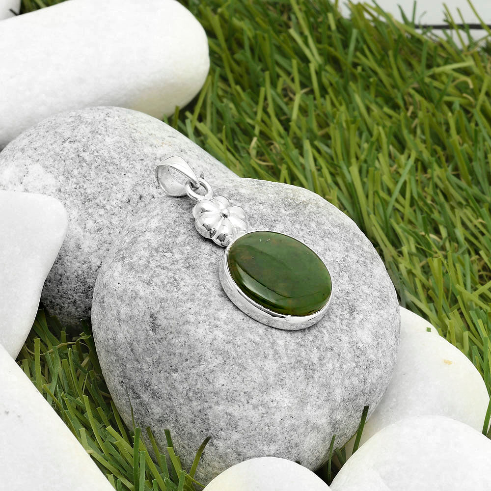 Natural Chrome Chalcedony Pendant P-1308 SDP117625-1