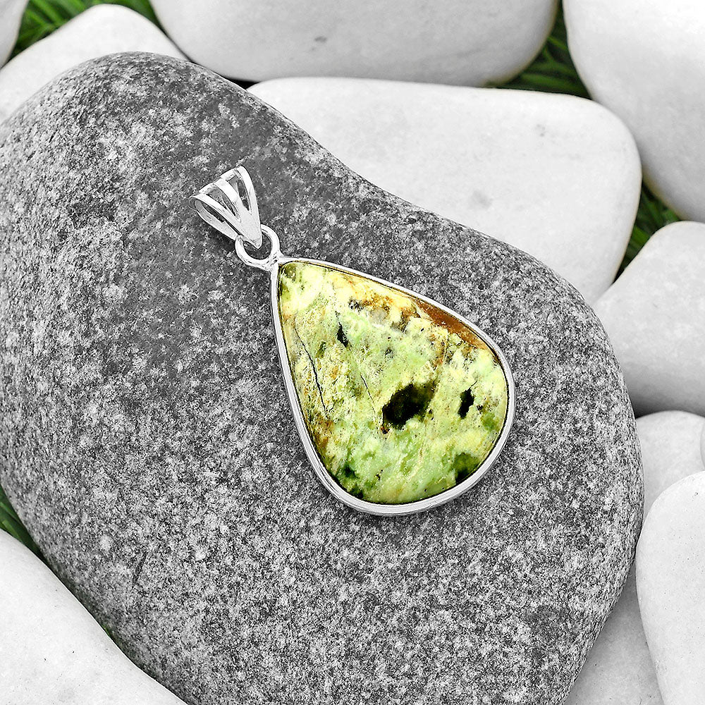 Natural Chrome Chalcedony Pendant P-1001 SDP119012-1