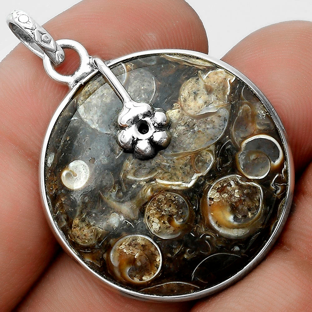 Natural Turtella Jasper - USA Pendant P-1700 SDP122567-0