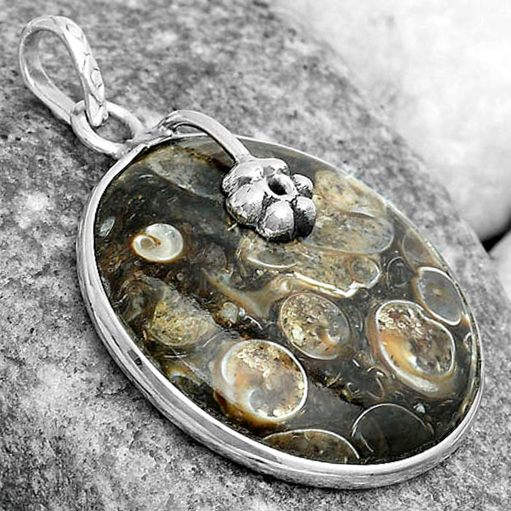 Natural Turtella Jasper - USA Pendant P-1700 SDP122567-2