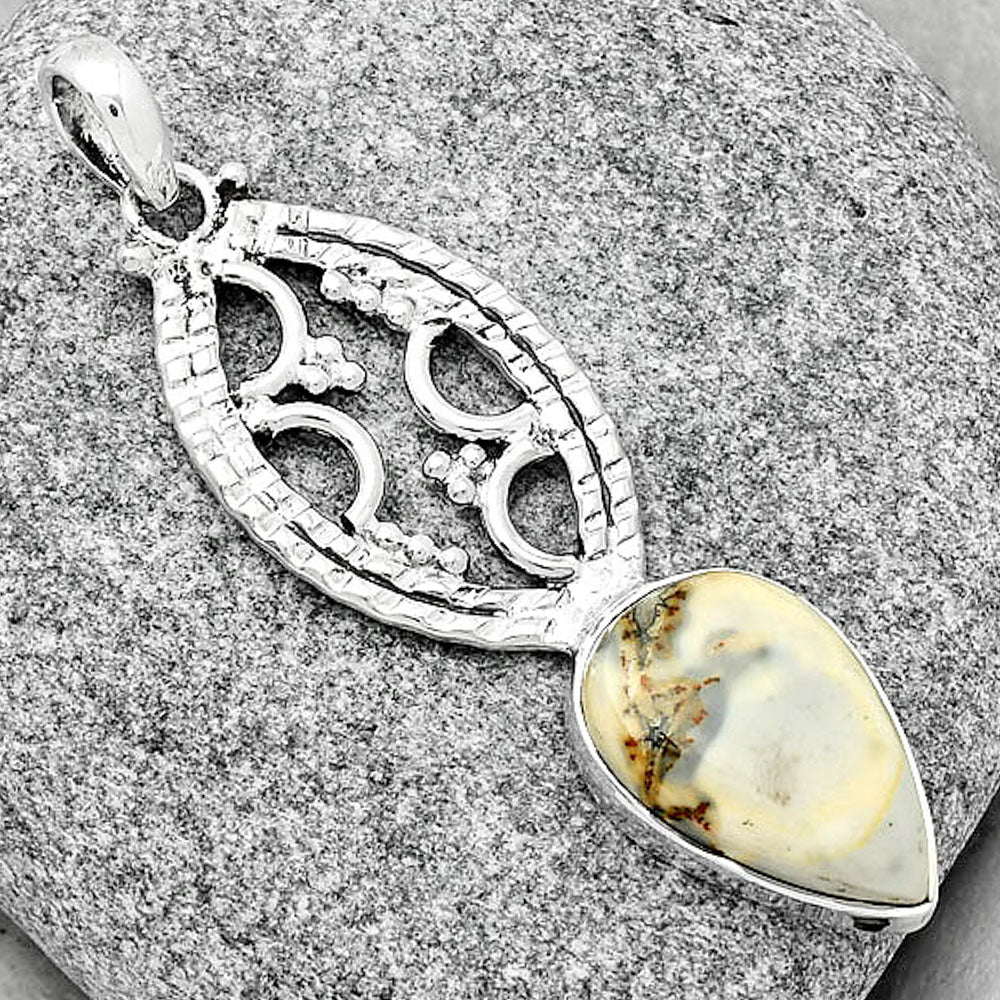 Natural Maligano Jasper - Indonesia Pendant P-1035 SDP125861-2
