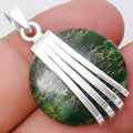 Natural Green Fuchsite Pendant P-1302 SDP130736-0