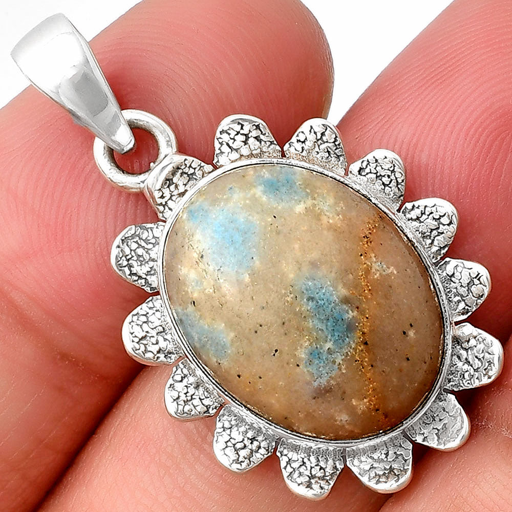 Natural Cavansite - India Pendant P-1205 SDP140360-0