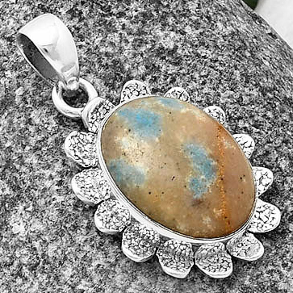 Natural Cavansite - India Pendant P-1205 SDP140360-2