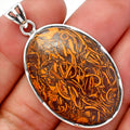 Natural Coquina Fossil Jasper - India Pendant P-1310 SDP146973-0