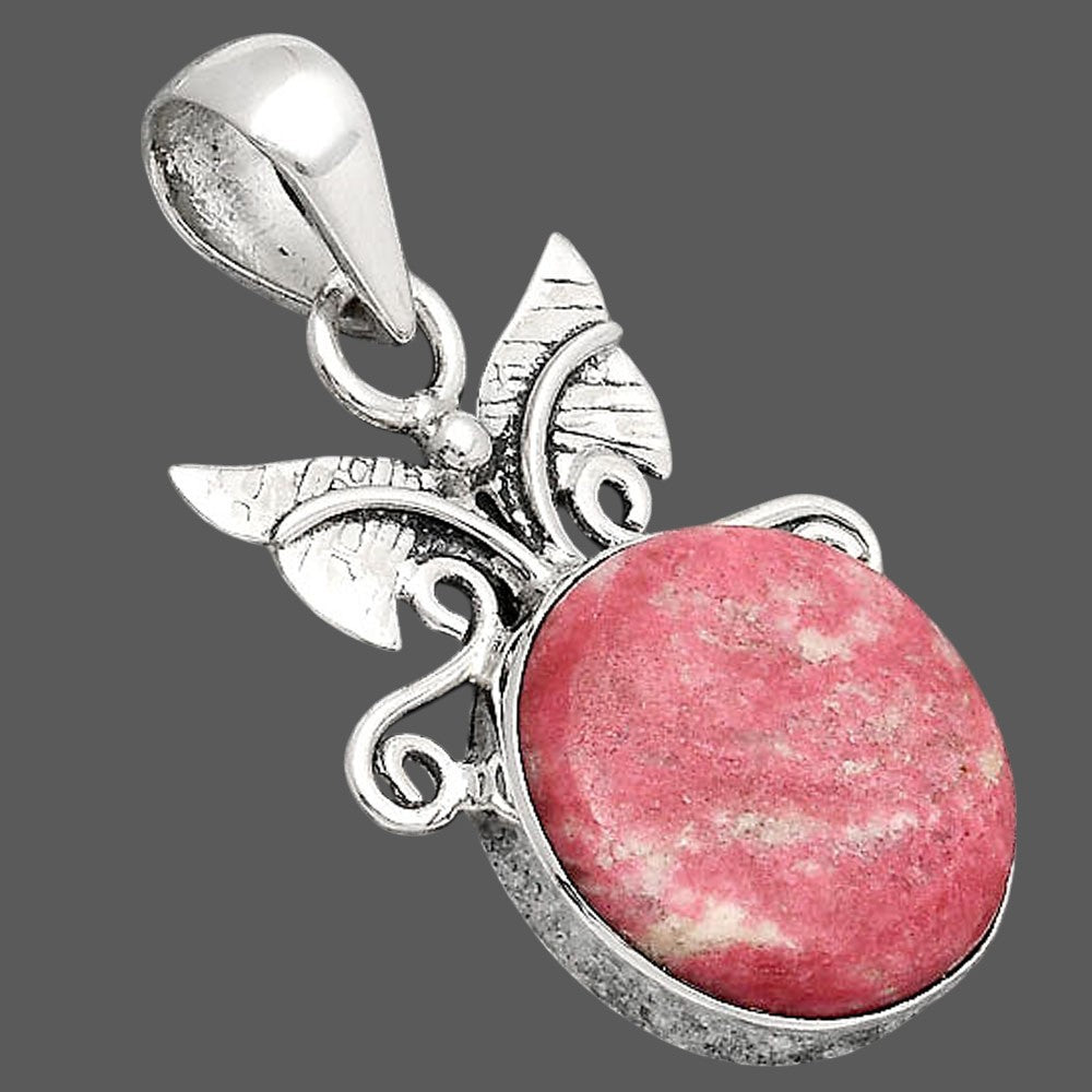 Natural Pink Thulite - Norway Pendant P-1547 SDP154713-2