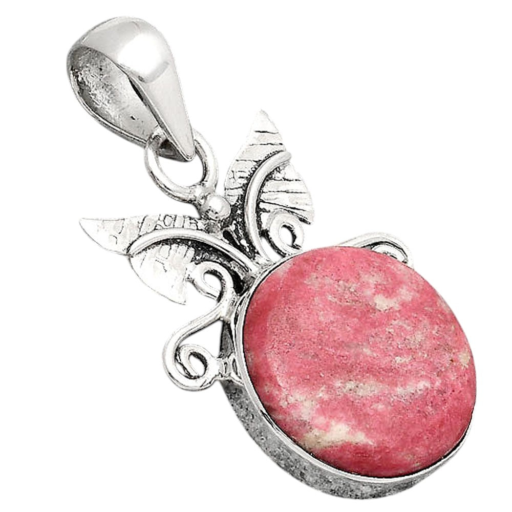 Natural Pink Thulite - Norway Pendant P-1547 SDP154713-1