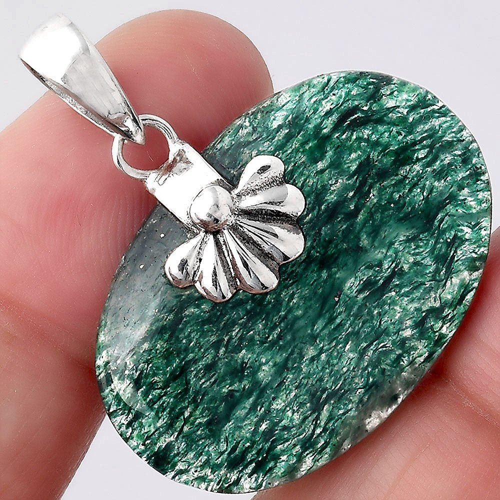 Natural Green Aventurine Pendant P-1522 SDP154801-0
