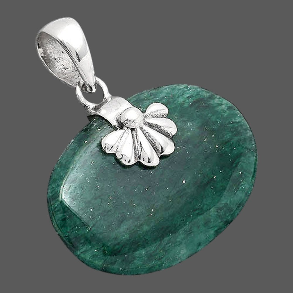 Natural Green Aventurine Pendant P-1522 SDP154801-2