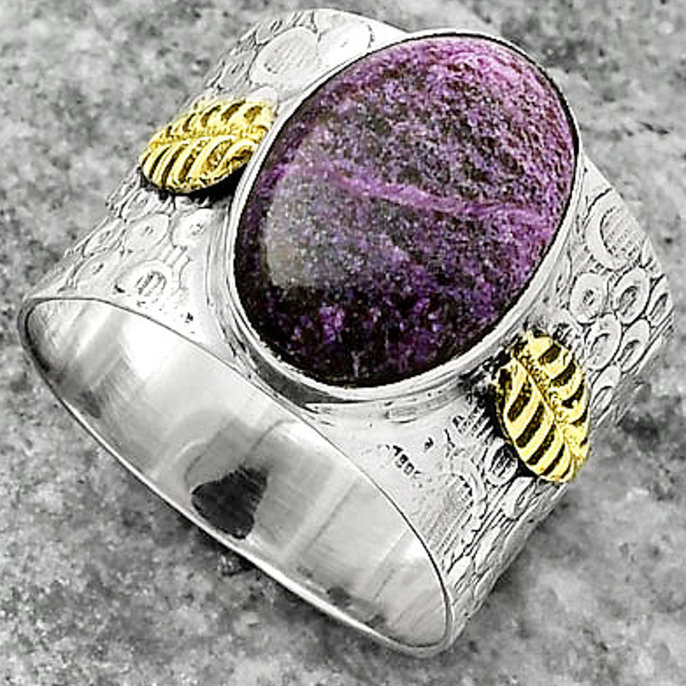 Two Tone - Purpurite - South Africa Ring size-8 R-1534 SDR161425-2