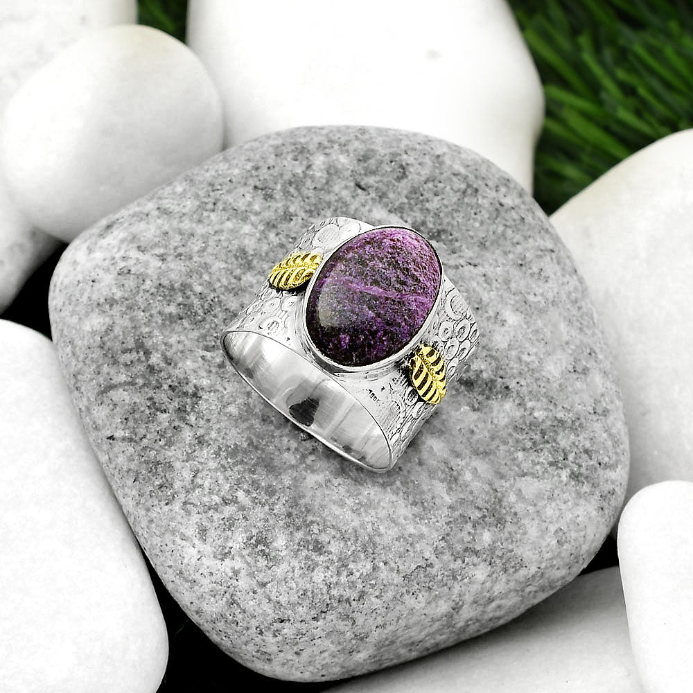 Two Tone - Purpurite - South Africa Ring size-8 R-1534 SDR161425-1