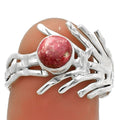 Natural Pink Thulite - Norway Ring size-8 R-1401 SDR175427-0