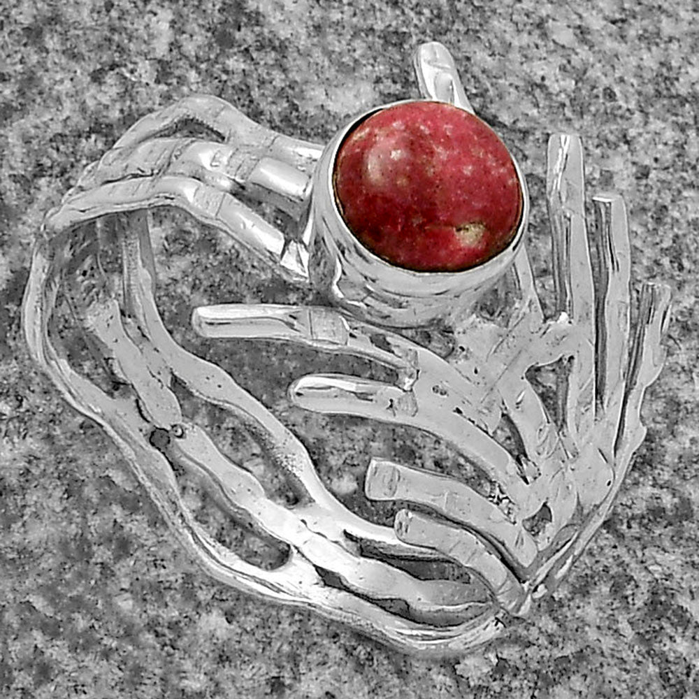 Natural Pink Thulite - Norway Ring size-8 R-1401 SDR175427-2