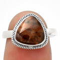 Natural Purple Cow Jasper Ring size-7 R-1009 SDR181281-0