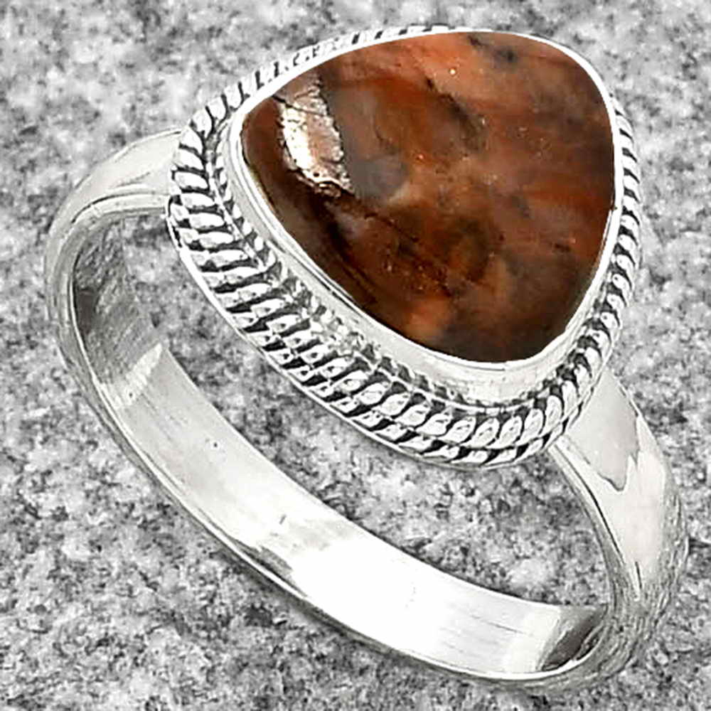 Natural Purple Cow Jasper Ring size-7 R-1009 SDR181281-2