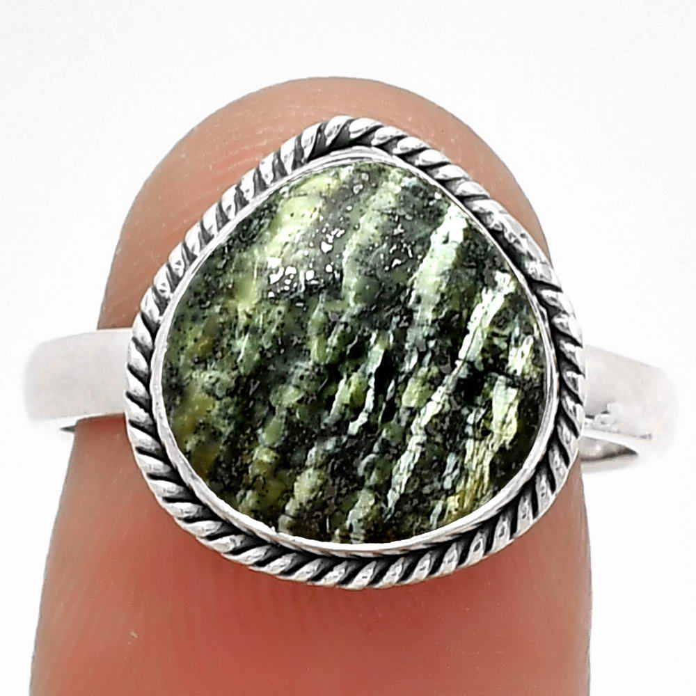 Natural Chrysotile Ring size-7.5 R-1009 SDR181289-0