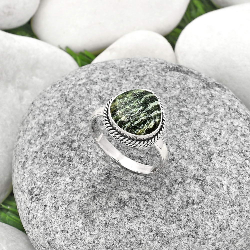 Natural Chrysotile Ring size-7.5 R-1009 SDR181289-1