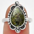 Dragon Blood Stone - South Africa Ring size-7.5 R-1103 SDR185431-0