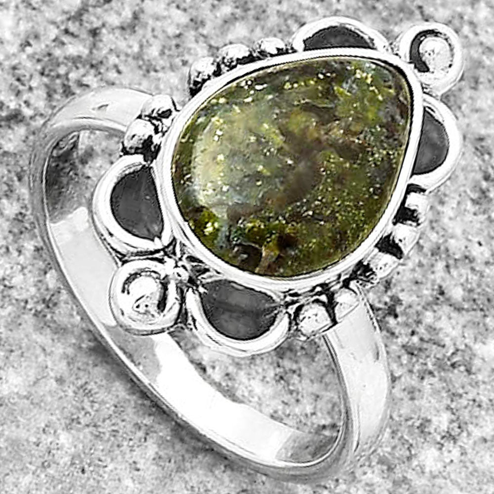 Dragon Blood Stone - South Africa Ring size-7.5 R-1103 SDR185431-2