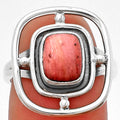 Natural Pink Tulip Quartz Ring size-8 R-1446 SDR204922-0