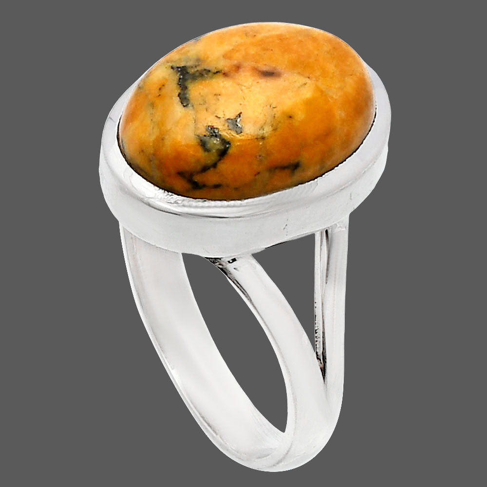 Natural Honey Dendritic Opal Ring size-9.5 R-1005 SDR230411-2