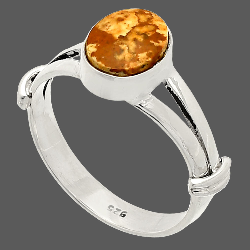 Natural Picture Jasper Ring size-8.5 R-1472 SDR233814-2