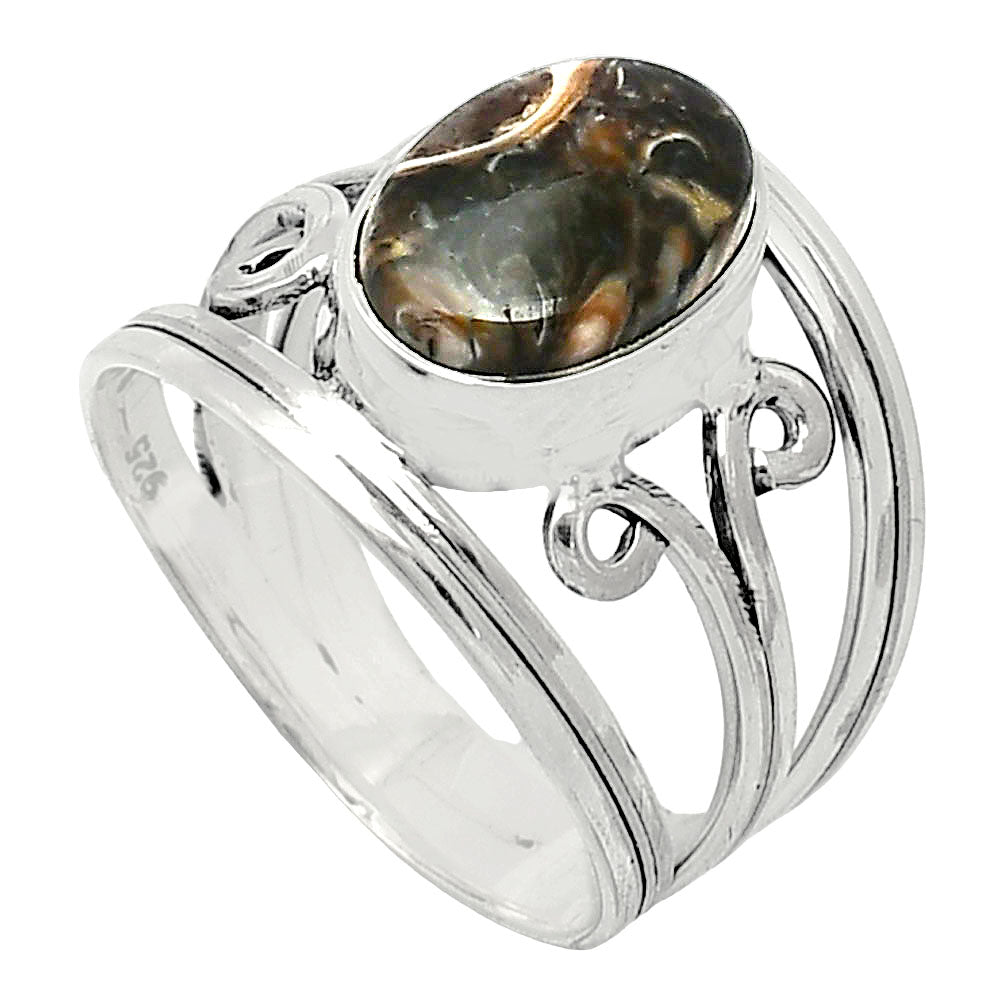 Natural Turtella Jasper - USA Ring size-7.5 R-1132 SDR239242-1