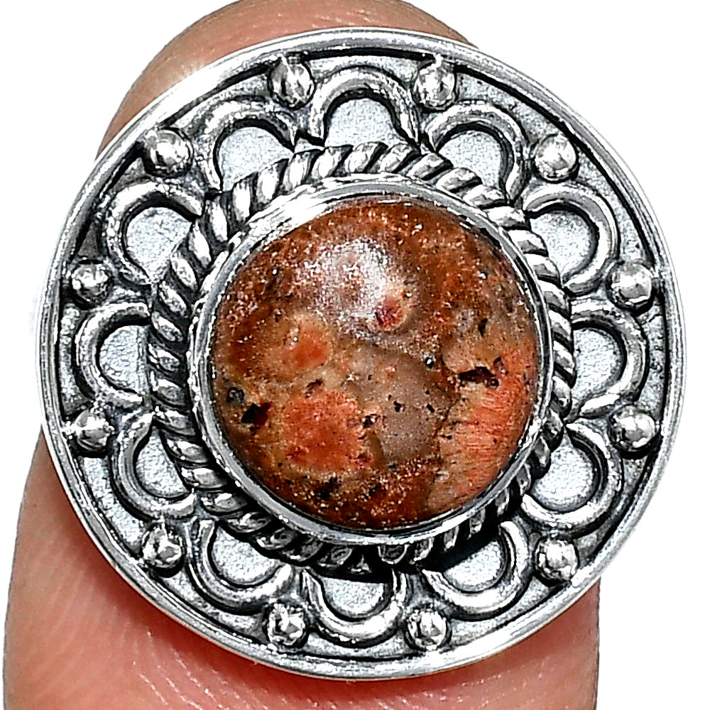 Natural Poppy Jasper Ring size-6 R-1256 SDR243105-0