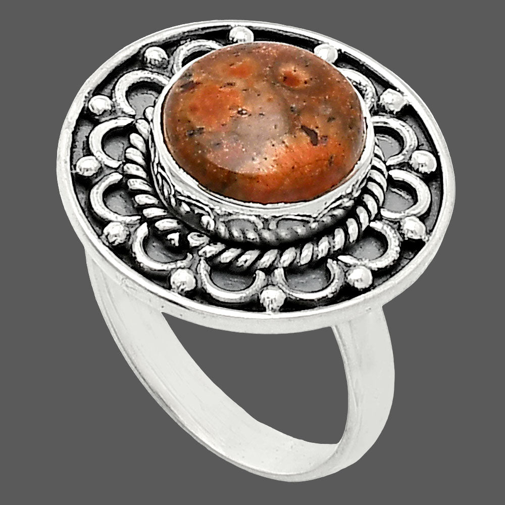 Natural Poppy Jasper Ring size-6 R-1256 SDR243105-2