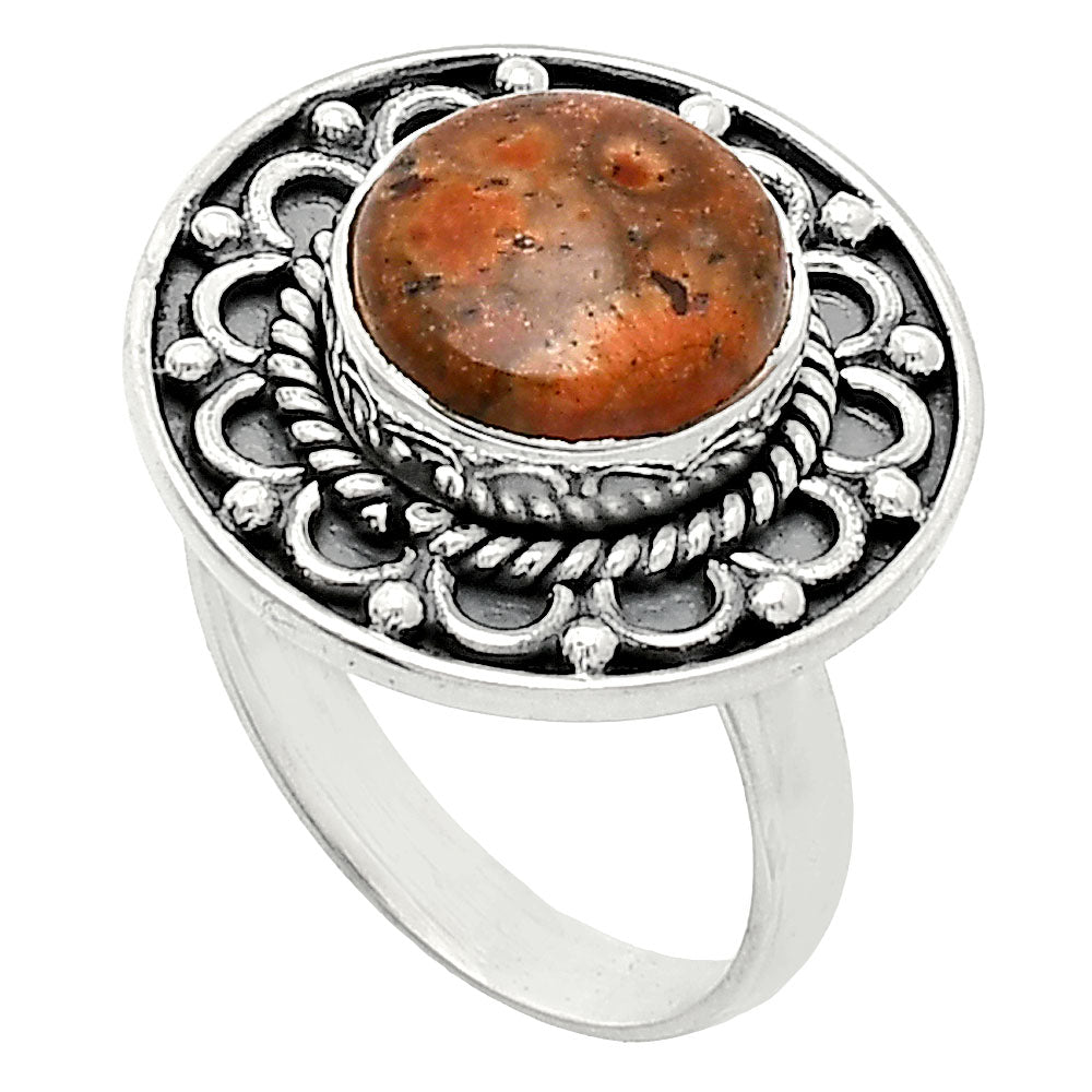 Natural Poppy Jasper Ring size-6 R-1256 SDR243105-1