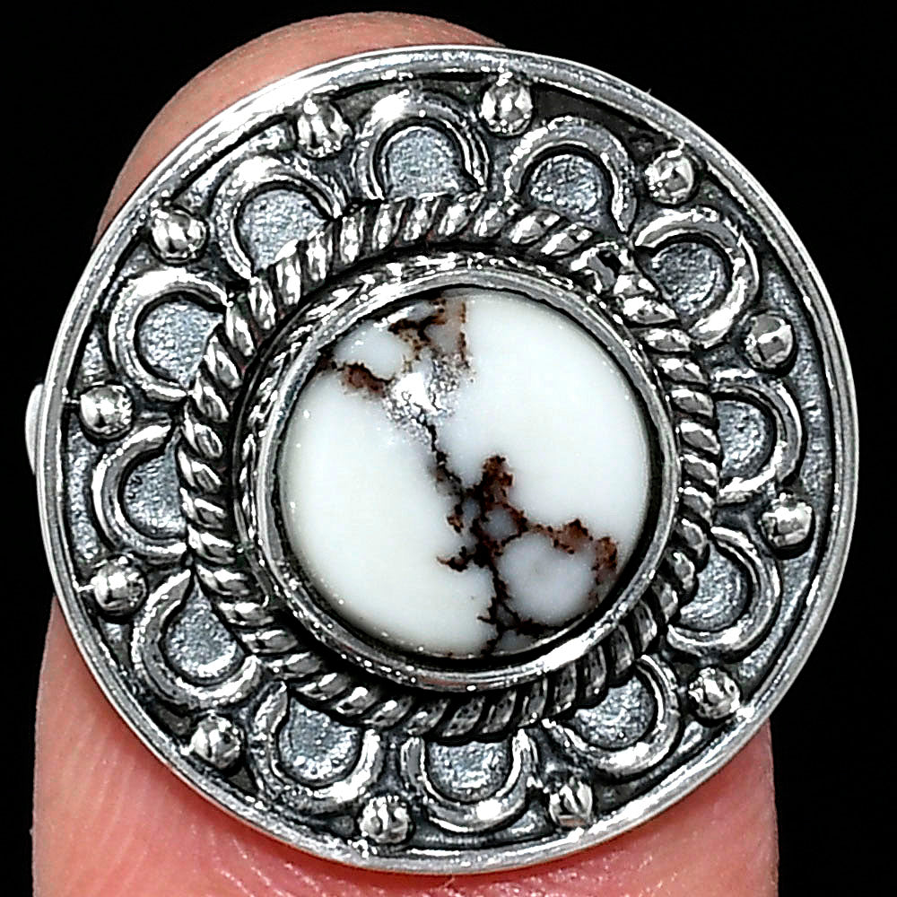 Natural Wild Horse Jasper Ring size-6 R-1256 SDR243113-0