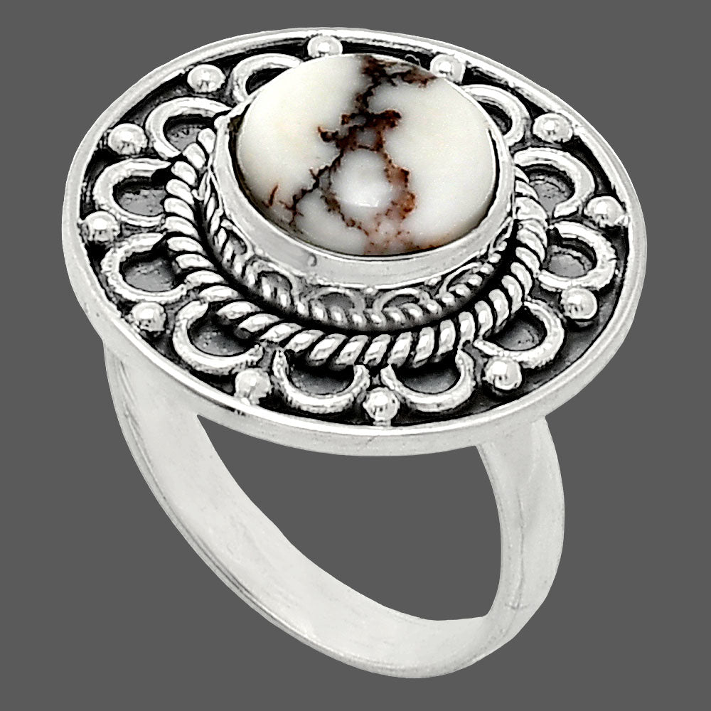 Natural Wild Horse Jasper Ring size-6 R-1256 SDR243113-2