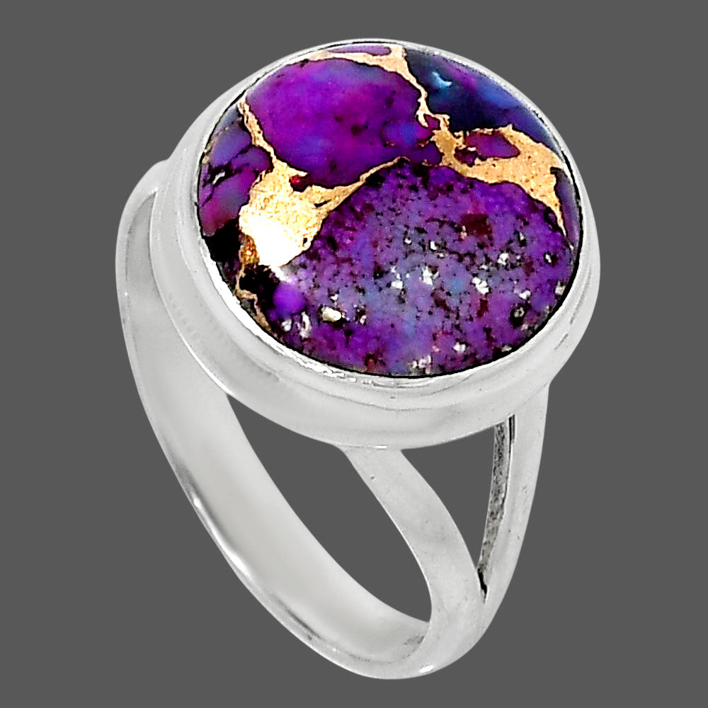 Copper Purple Turquoise - Arizona Ring size-9 R-1008 SDR249019-2