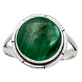 Malachite Eye Ring size-8 R-1012 SDR251307-0