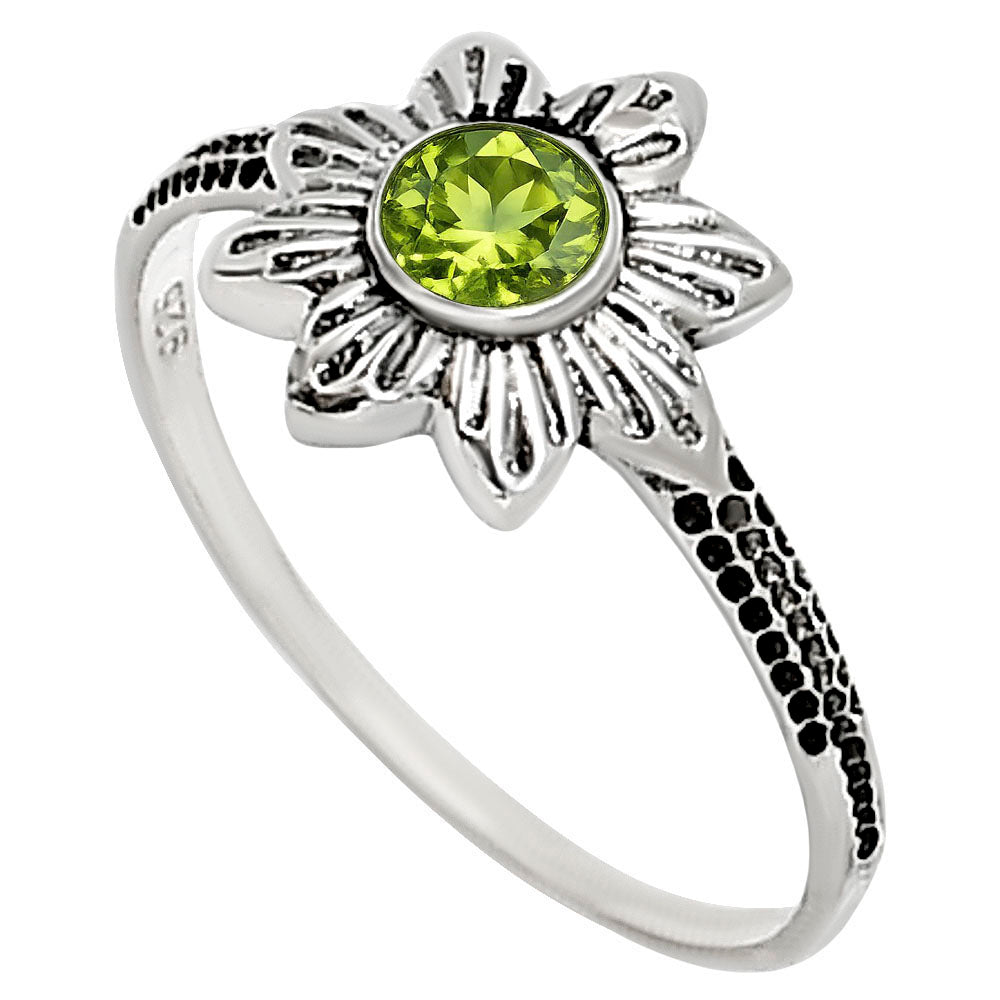 Peridot Ring size-6 R-1710 SDR252742-2
