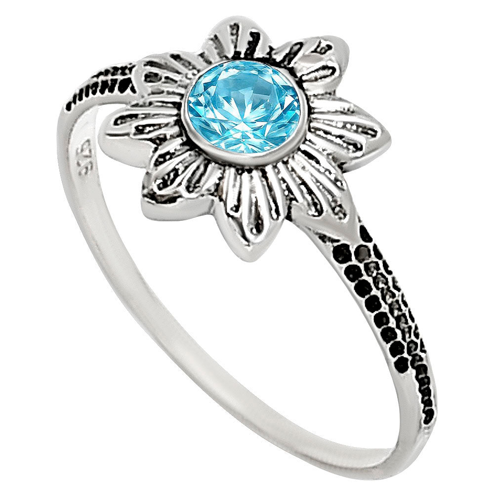 Sky Blue Topaz Ring size-7 R-1710 SDR252747-2