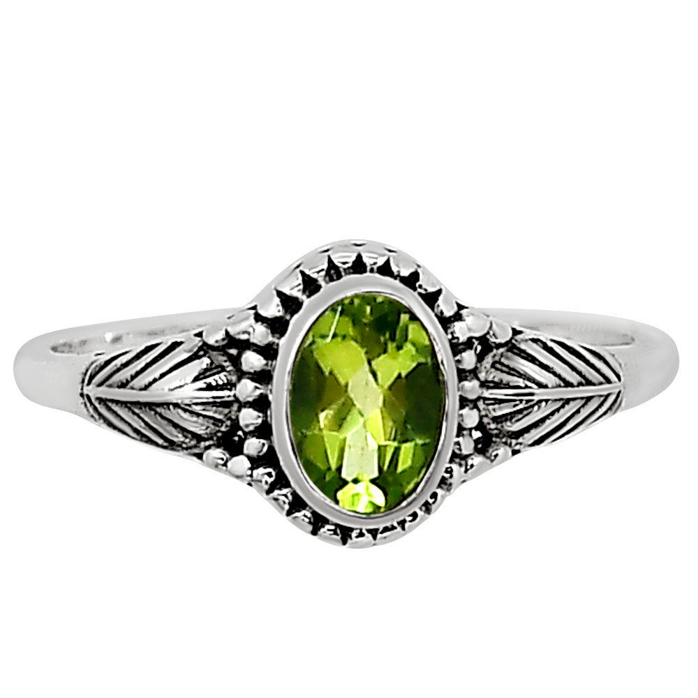 Peridot Ring size-5 R-1403 SDR254432-0