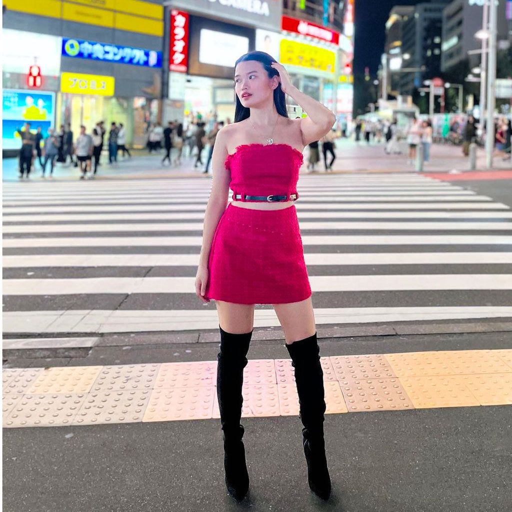 Tilera Stretch Over The Knee Stiletto Boots-1