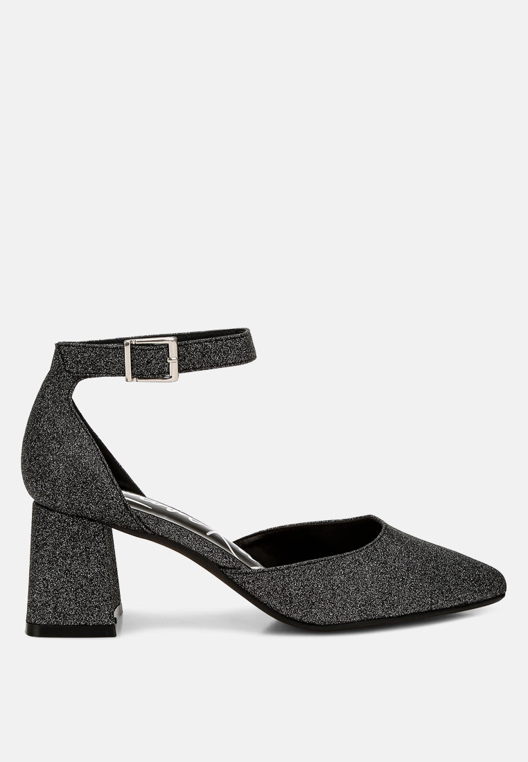 Taznia Glitter Block Heel Sandals-7