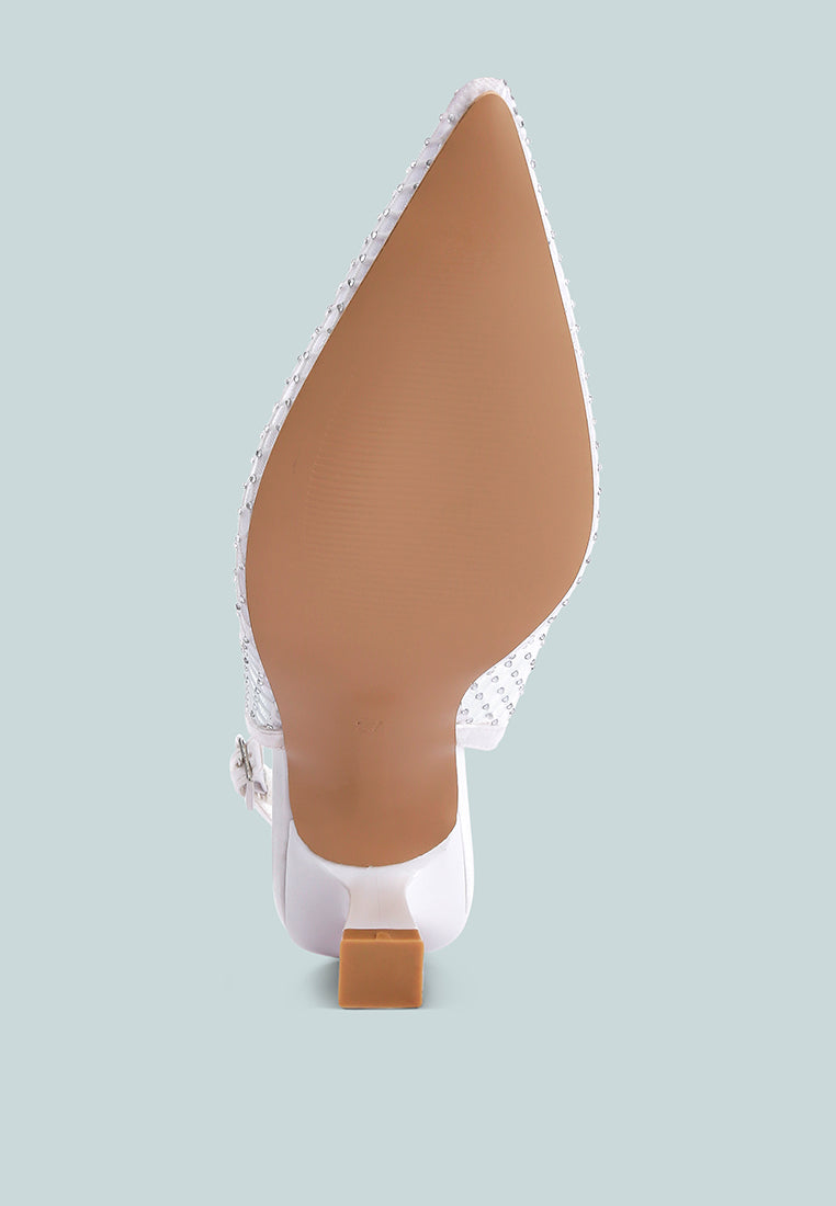 Siev Rhinestone Slingback Mules-4